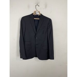 Michael Bastian Mens 38R Wool Blazer‎ Sport Coat Gray Micro Stripe MB116